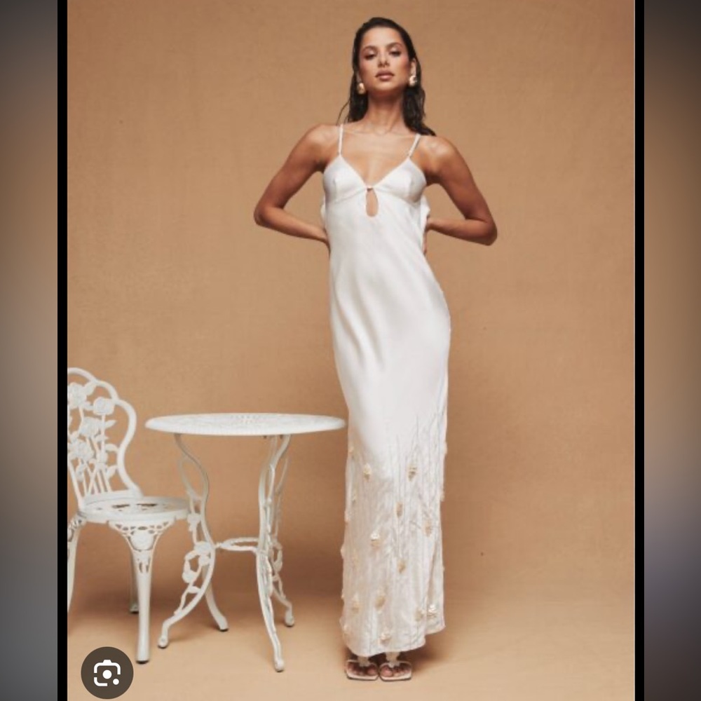 Camila Coelho Ivory Maxi Dress
